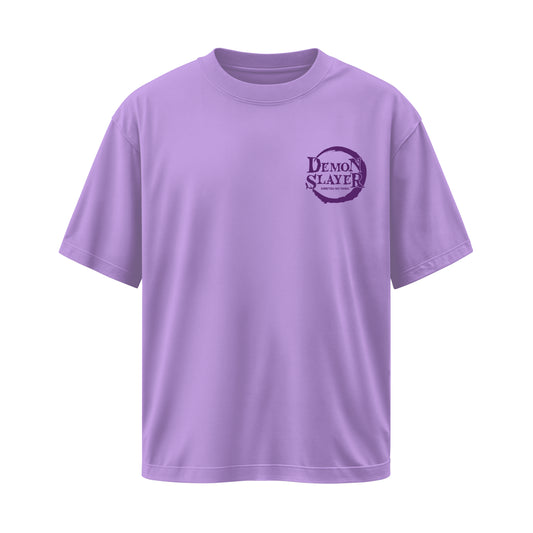 LAVENDER DEMON SLAYER OVERSIZED T-SHIRT