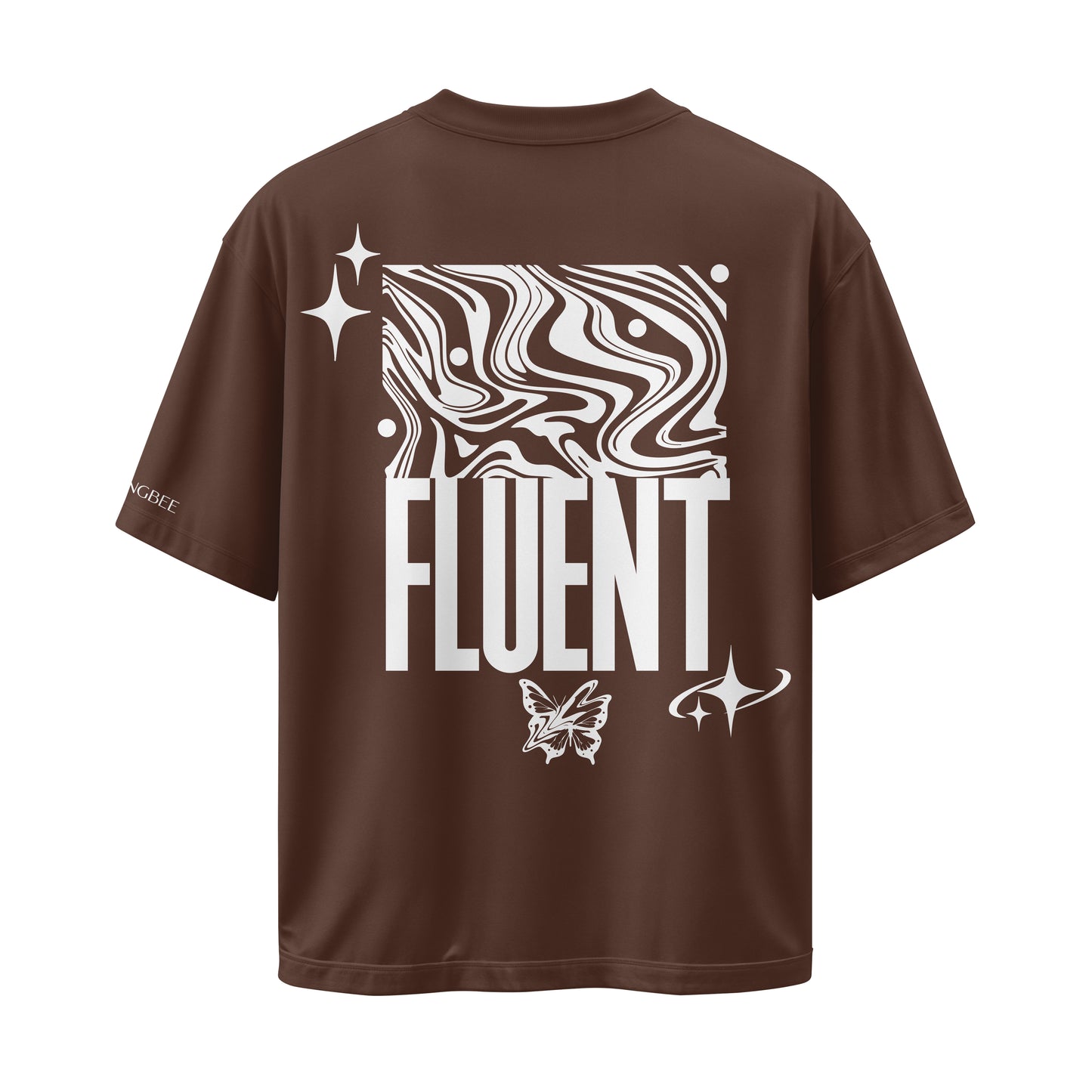 BROWN FLUENT OVERSIZED T-SHIRT