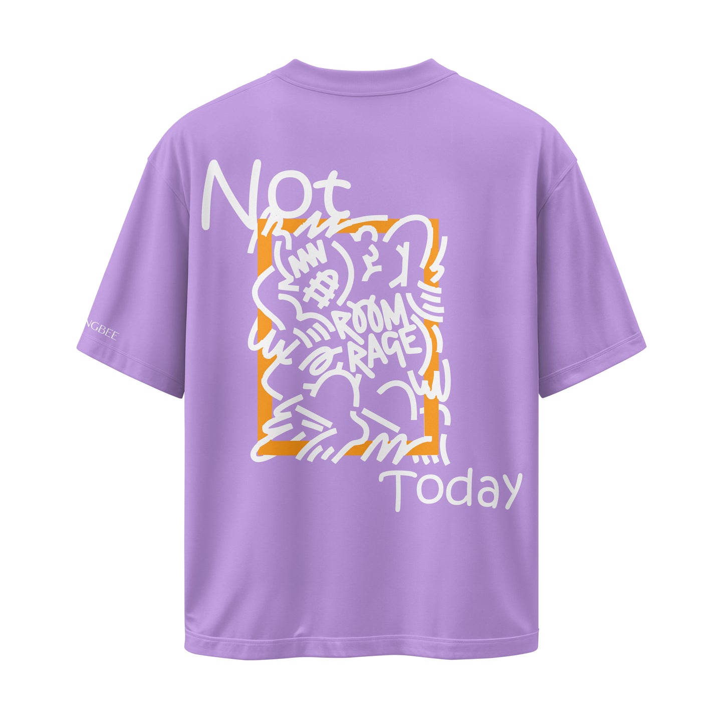 LAVENDER NOT TODAY OVERSIZED T-SHIRT