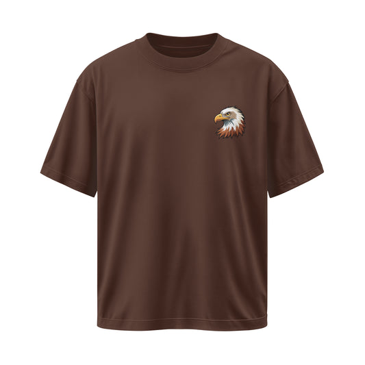 BROWN SOAR HIGH OVERSIZED T-SHIRT