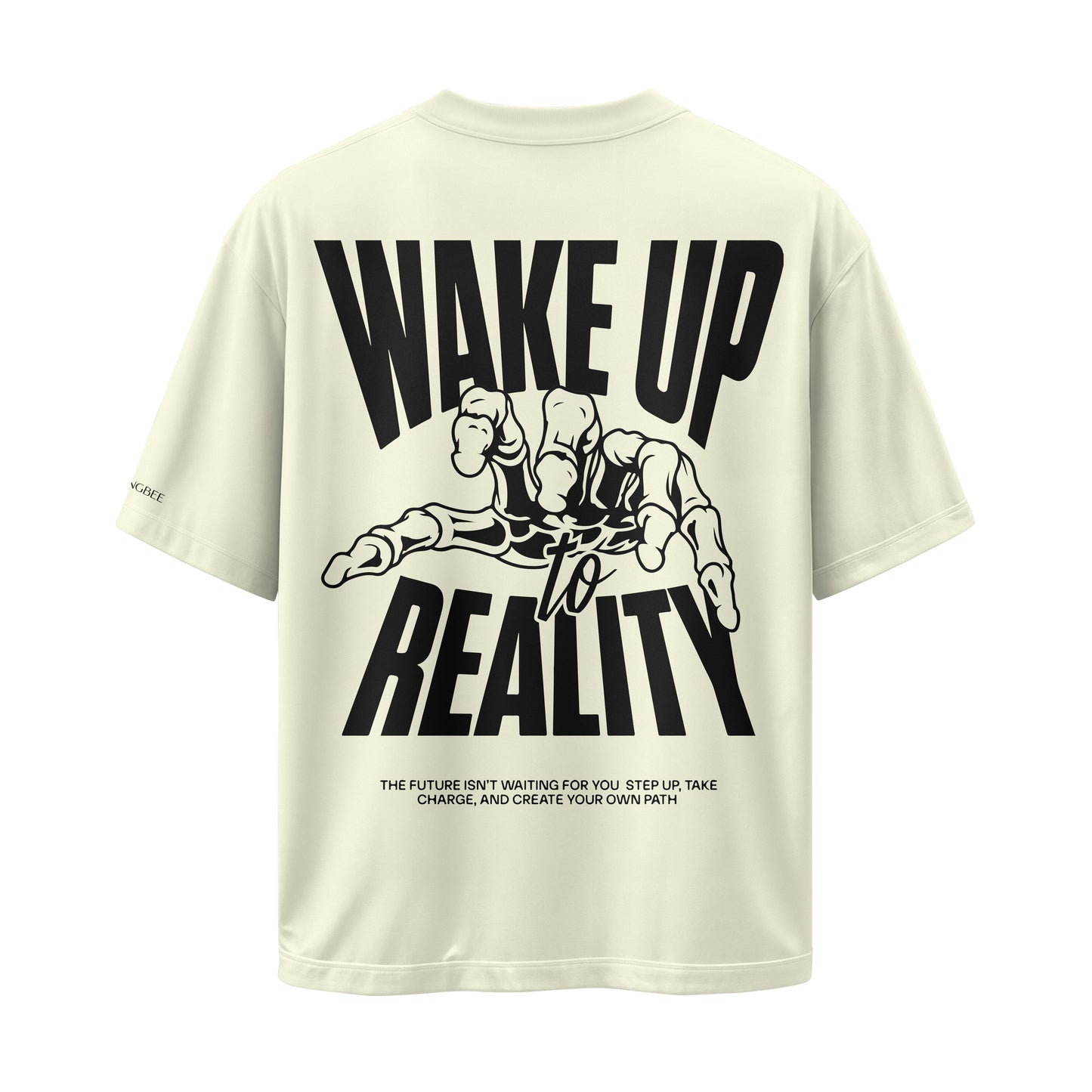 OFF WHITE WAKE UP TO REALITY OVERSIZED T-SHIRT