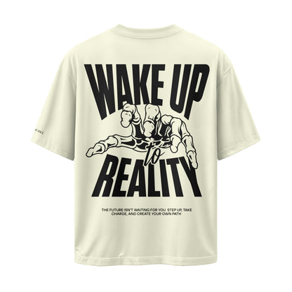 OFF WHITE WAKE UP TO REALITY OVERSIZED T-SHIRT